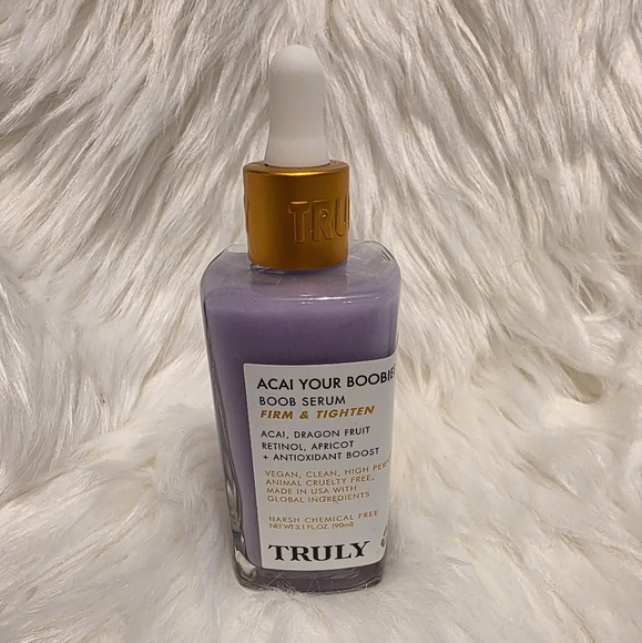 TRULY Acai Your Boobies Boob Serum - Purple and Gold - Picture 1 of 3